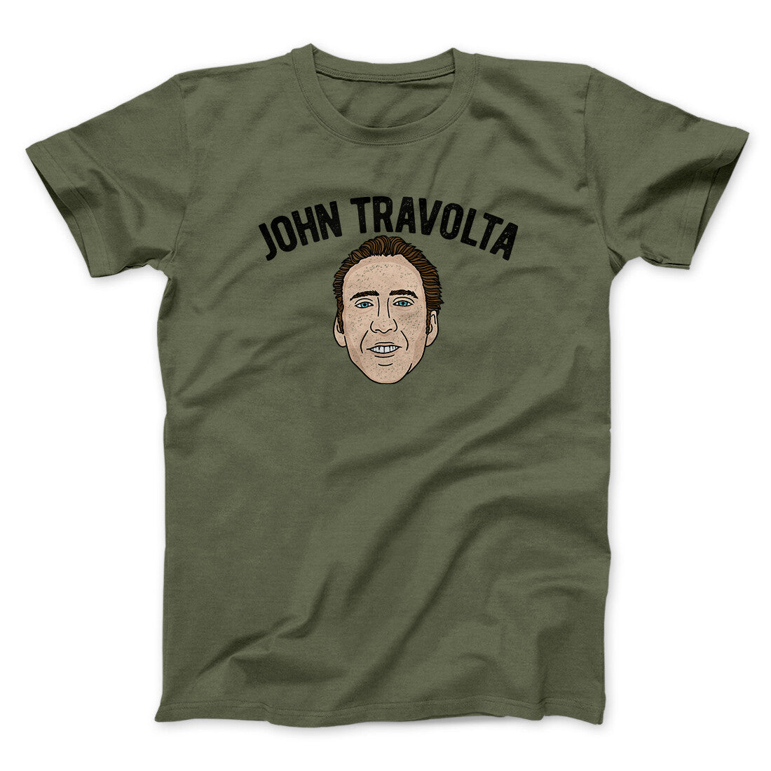 John Travolta Funny Movie Quote Unisex T-Shirt - Black Cotton Blend Graphic Tee