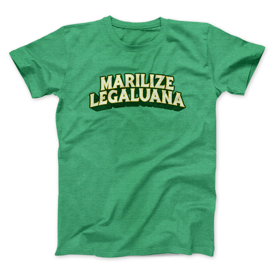 Marilize Legaluana Unisex T-Shirt - Prohibition Has to End Graphic Print, 100% Cotton or Cotton Poly Blend