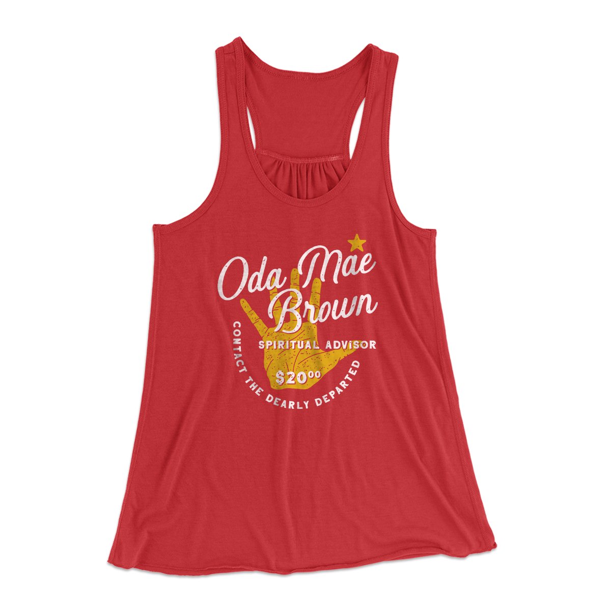 Oda Mae Brown Spiritual Advisor Women's Flowey Tank Top