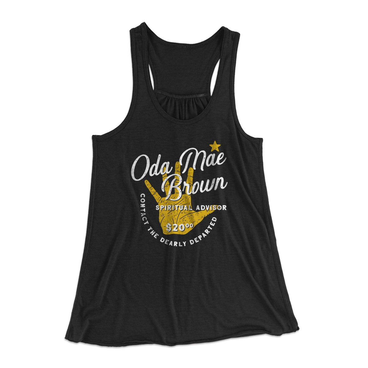 Oda Mae Brown Spiritual Advisor Women's Flowey Tank Top