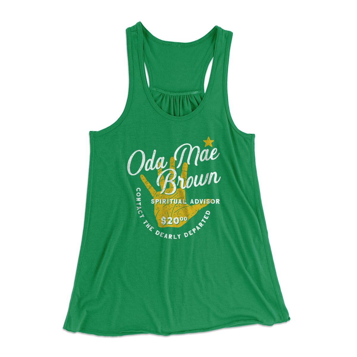 Oda Mae Brown Spiritual Advisor Women's Flowey Tank Top