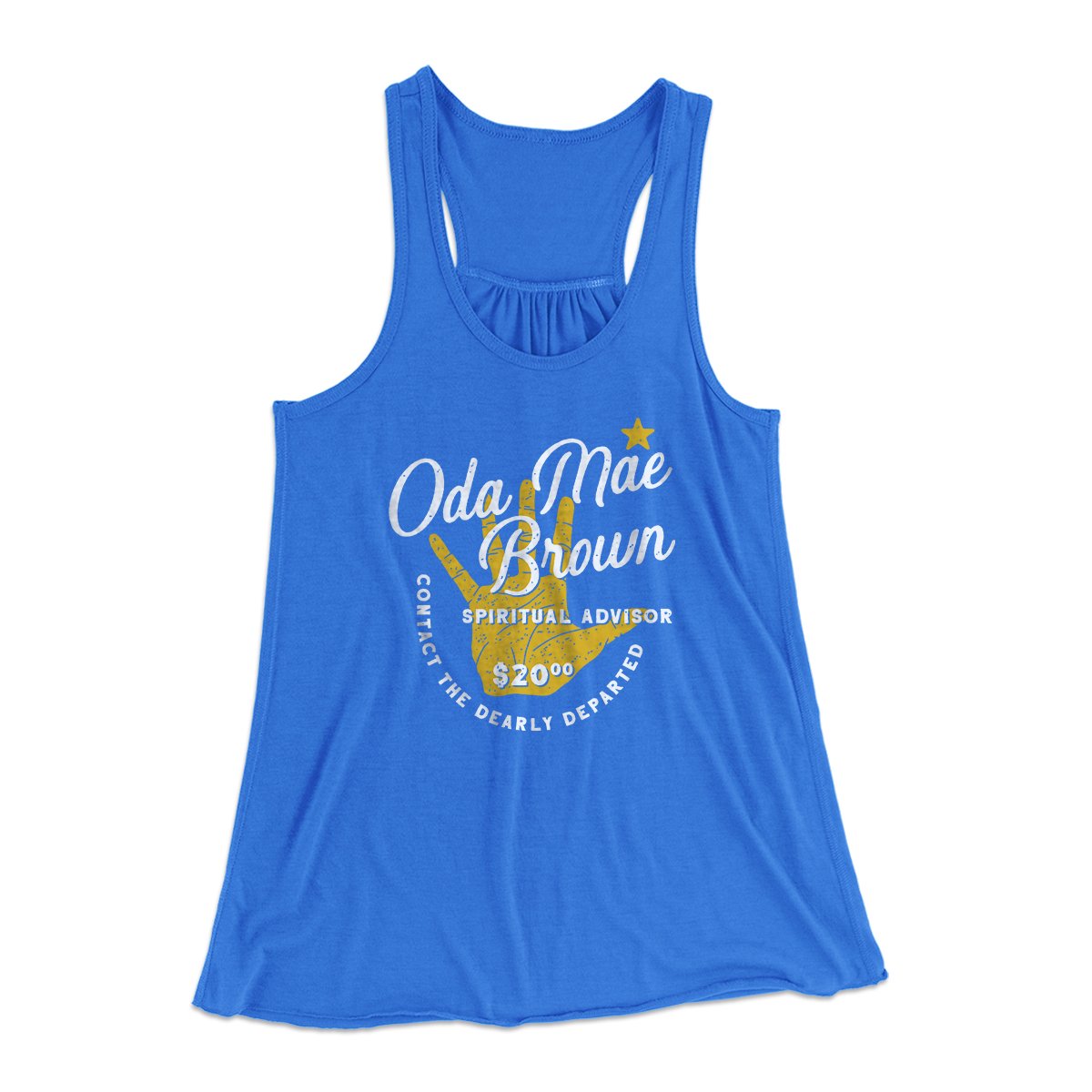 Oda Mae Brown Spiritual Advisor Women's Flowey Tank Top