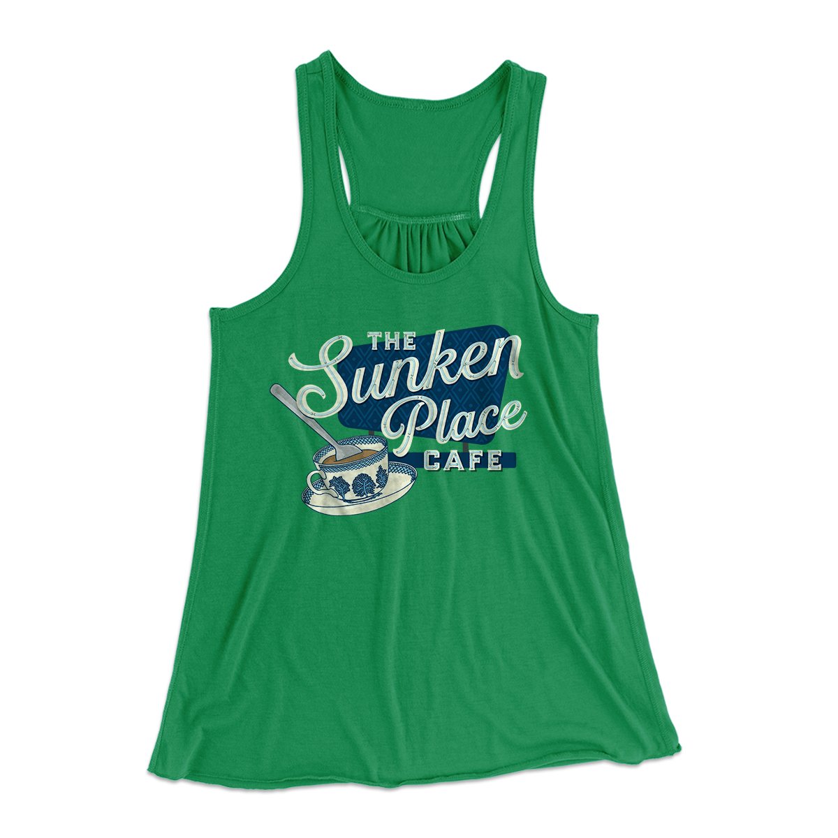 The Sunken Place Cafe Women's Flowey Tank Top