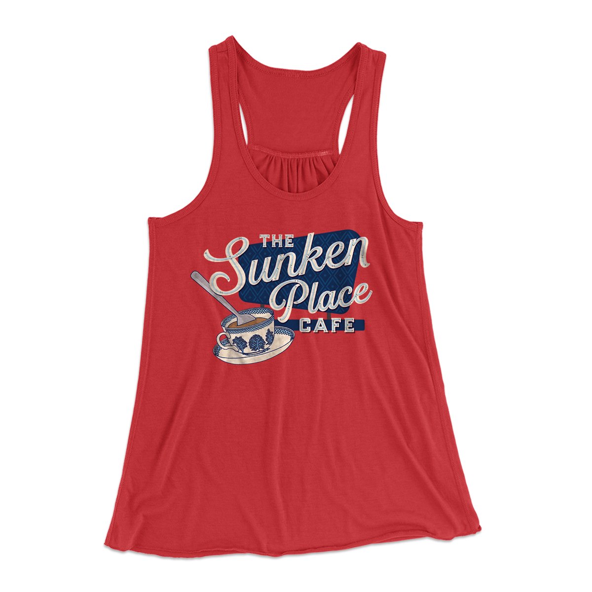 The Sunken Place Cafe Women's Flowey Tank Top