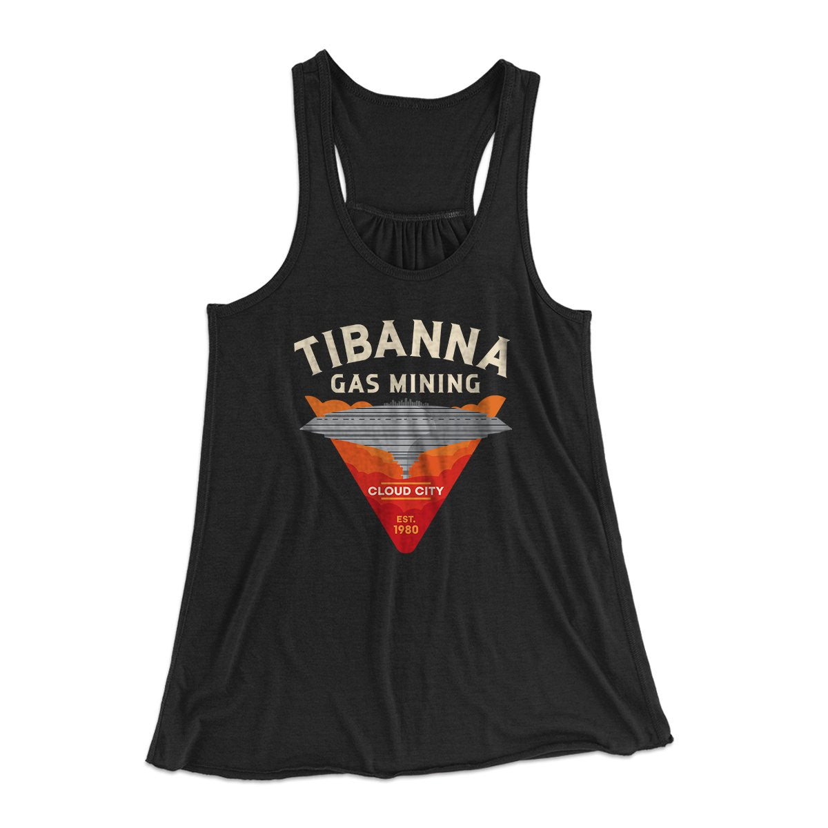 Tibanna Gas Mining Women's Flowey Tank Top