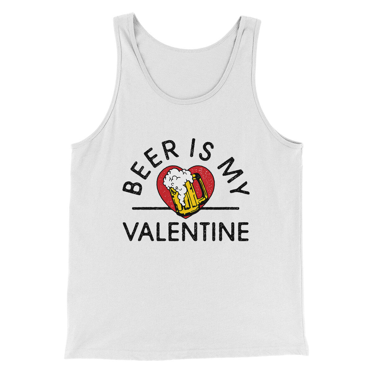 Beer Is My Valentine Men/Unisex Tank Top