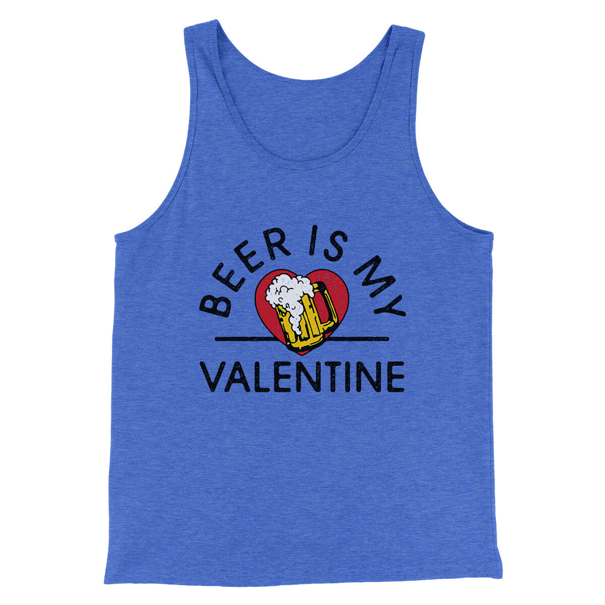 Beer Is My Valentine Men/Unisex Tank Top