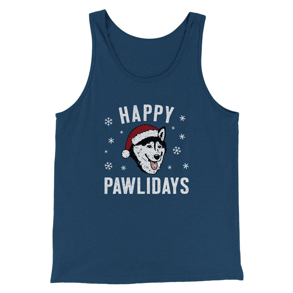 Happy Pawlidays Men/Unisex Tank Top