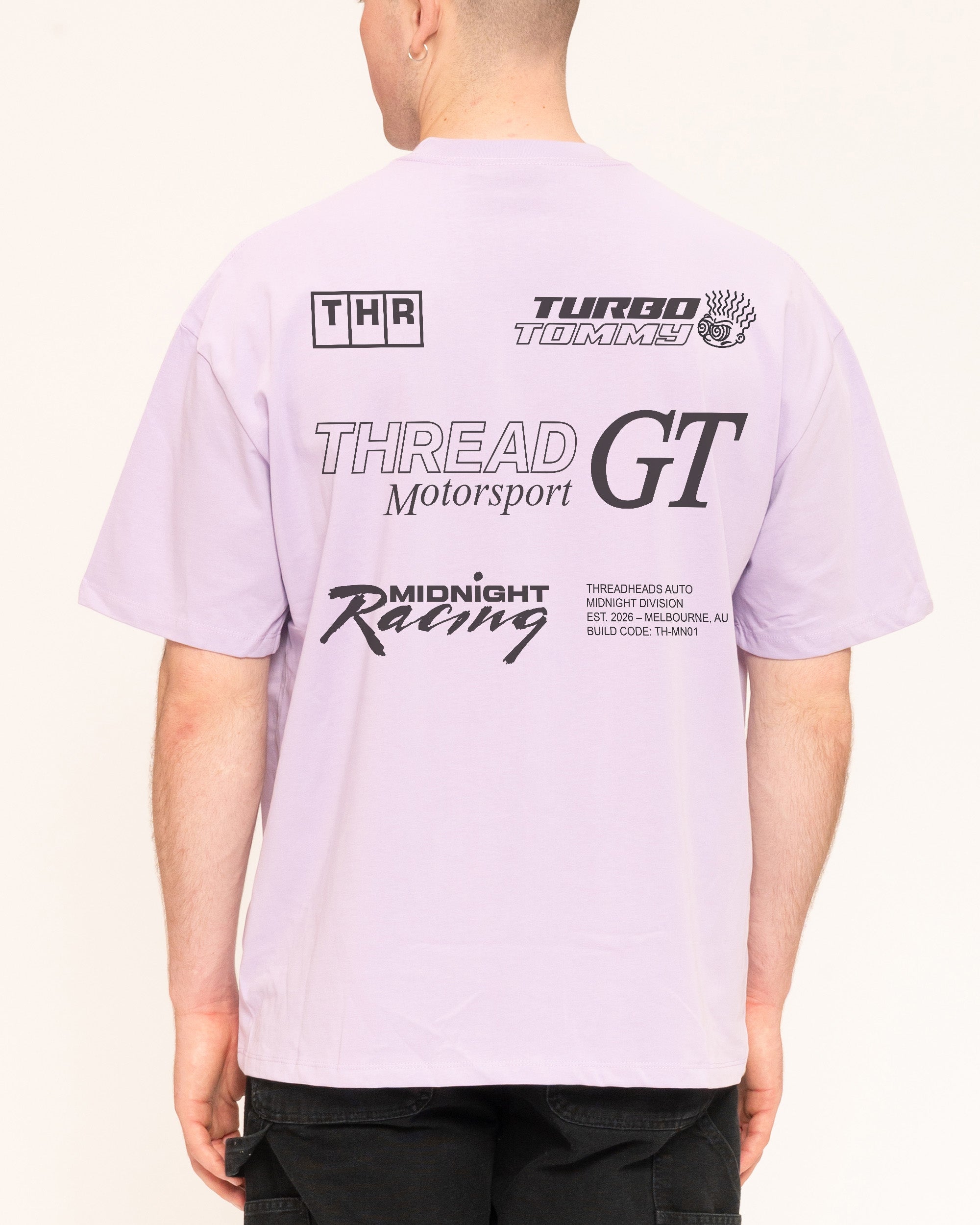 Midnight Racing Oversized Tee