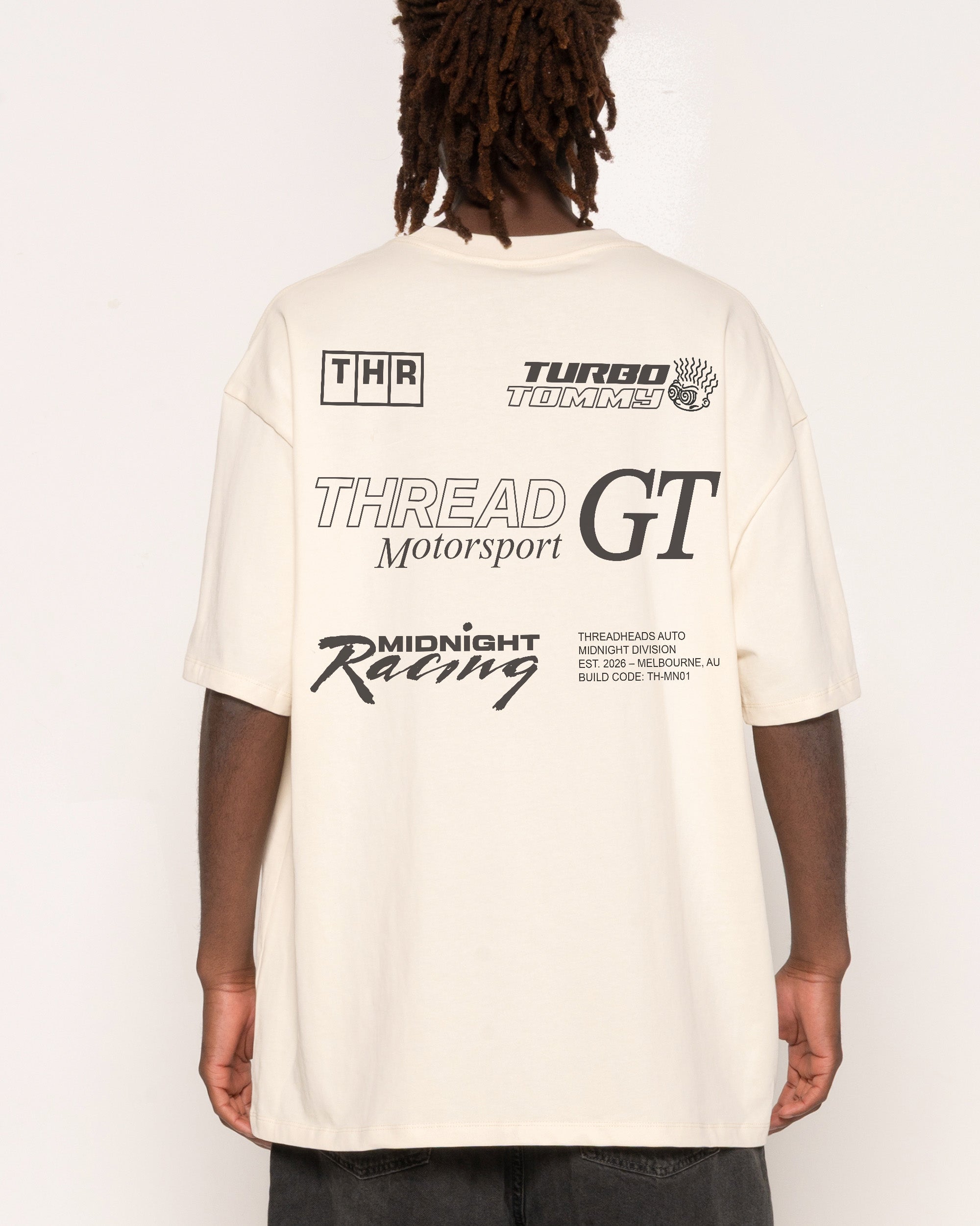 Midnight Racing Oversized Tee