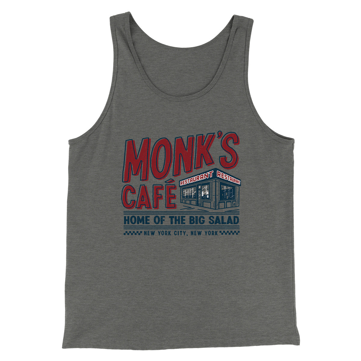 Monk's Cafe Men/Unisex Tank Top
