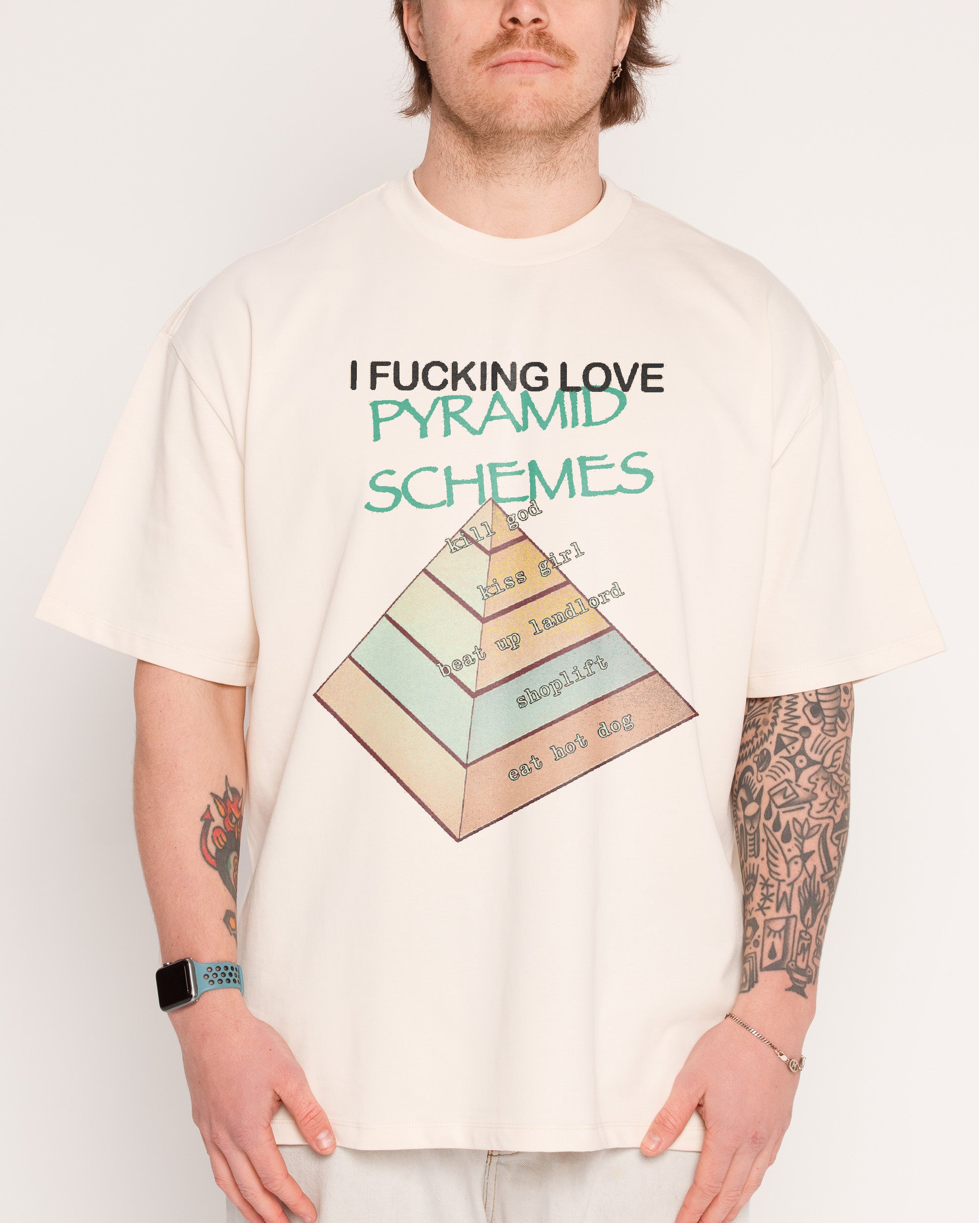Pyramid Scheme Oversized Tee